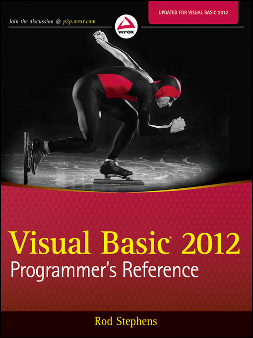Title details for Visual Basic 2012 Programmer's Reference by Rod Stephens - Available